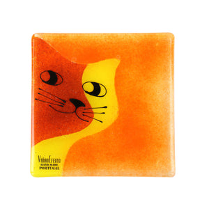 Base de Copos Gato Laranja