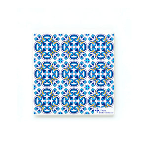  Blue Tile Square Coaster 